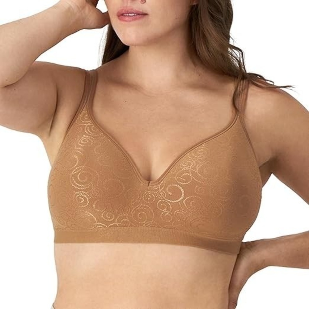 Bali Women's Comfort Revolution Full-Coverage Wireless Bra‎ Cool Comfort 40D